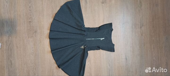 Сарафан школьный серый 134