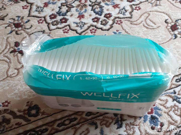 Пеленки впитывающие.well FIX