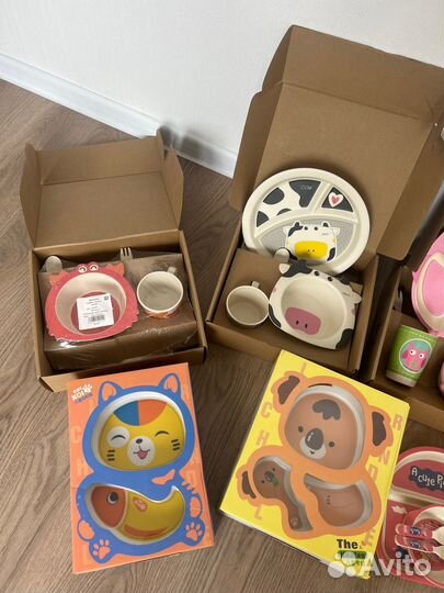 Бамбуковая посуда детская