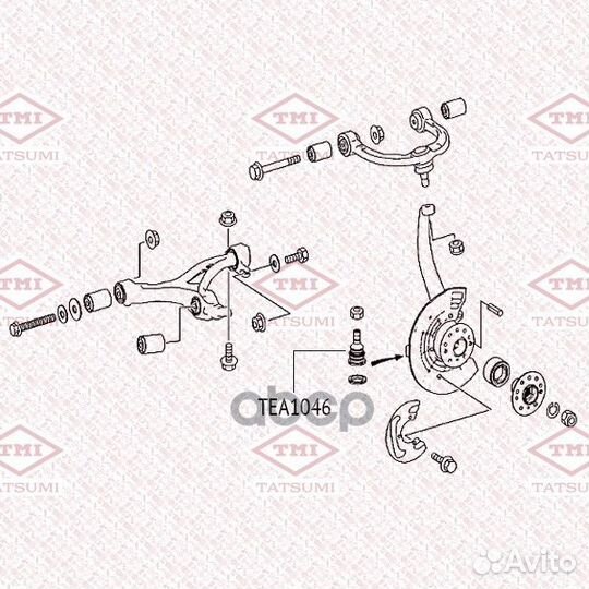 Опора шаровая TEA1046 tatsumi