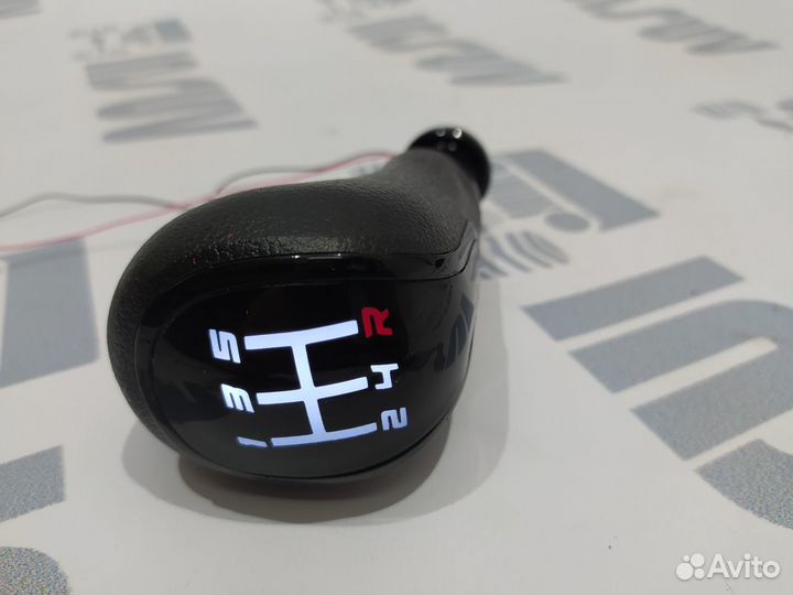 Ручка кпп Led Нива тип веста белый свет+черная
