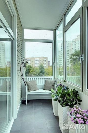 Пластиковые балконы француз