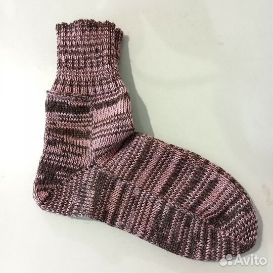 Носки вязаные особенные полушерстяные