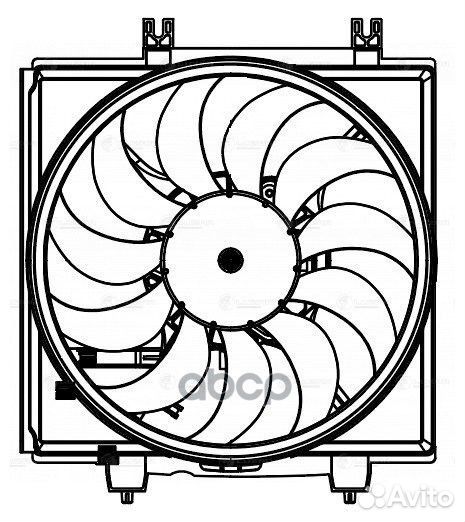 Вентилятор радиатора subaru forester 11
