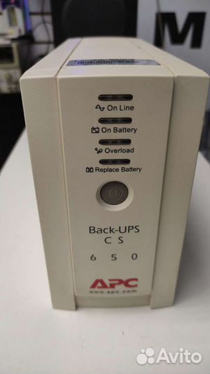 Бесперебойник APC Back-UPS CS650