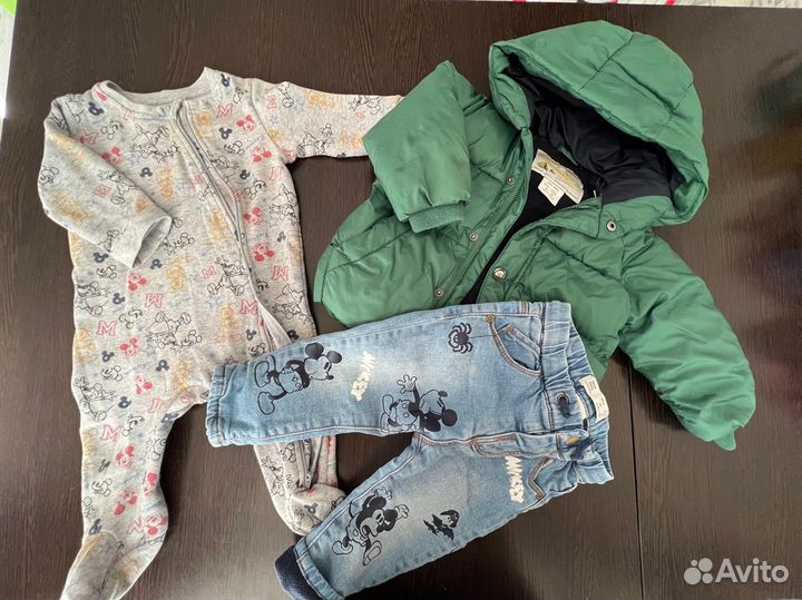 Пакет вещей для мальчика 74-80