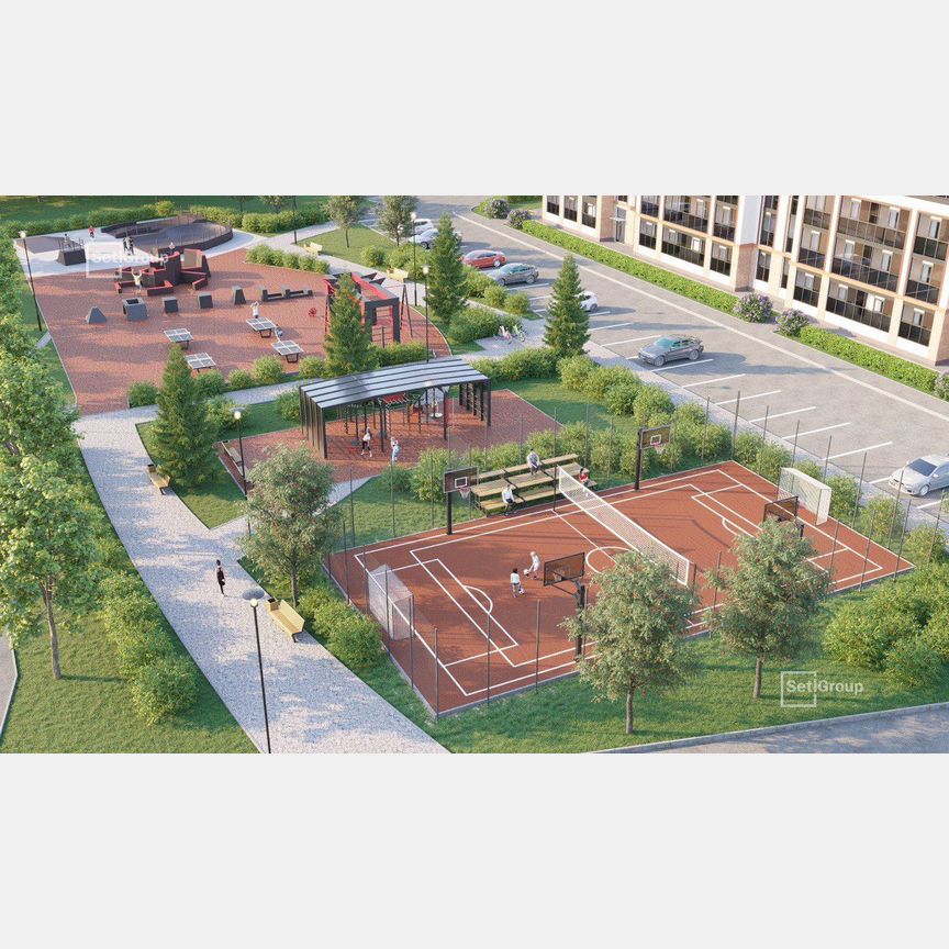 2-к. квартира, 55 м², 2/4 эт.