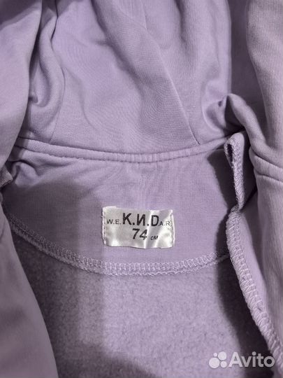 Комбинезон утепленный 74 с шапочкой