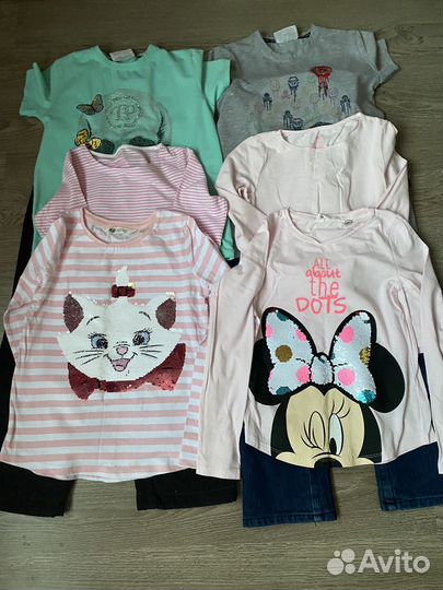 Вещи фирменные пакетом на девочку 134 140
