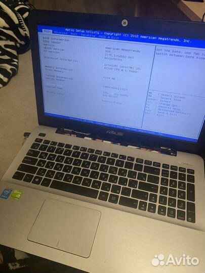 Ноутбук Asus x555l на запчасти
