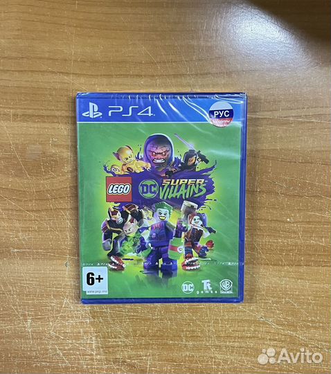 PS4 lego DC Super Villains (новый, на русском)