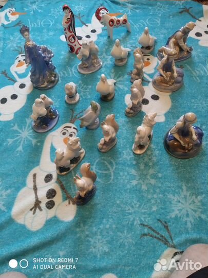 Статуэтки СССР старая гжель 1940-1960 года, много