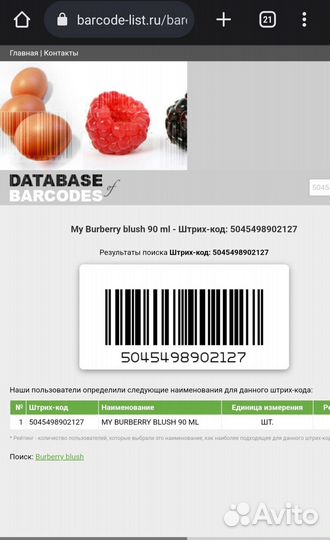 Новые женские духи в слюде My Burberry blush 90 мл