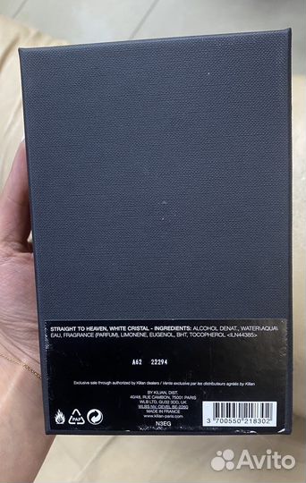 Killian white cristal Оригинал