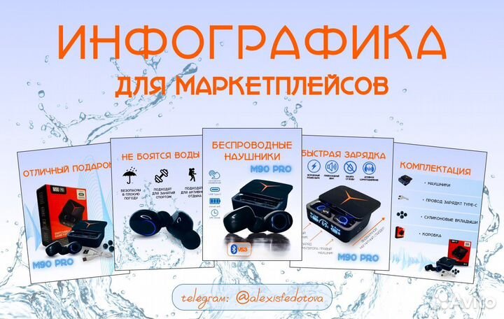 Карточки для маркетплейсов Инфографика WbOzonсайты