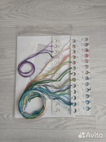 Остатки набора для вышивания