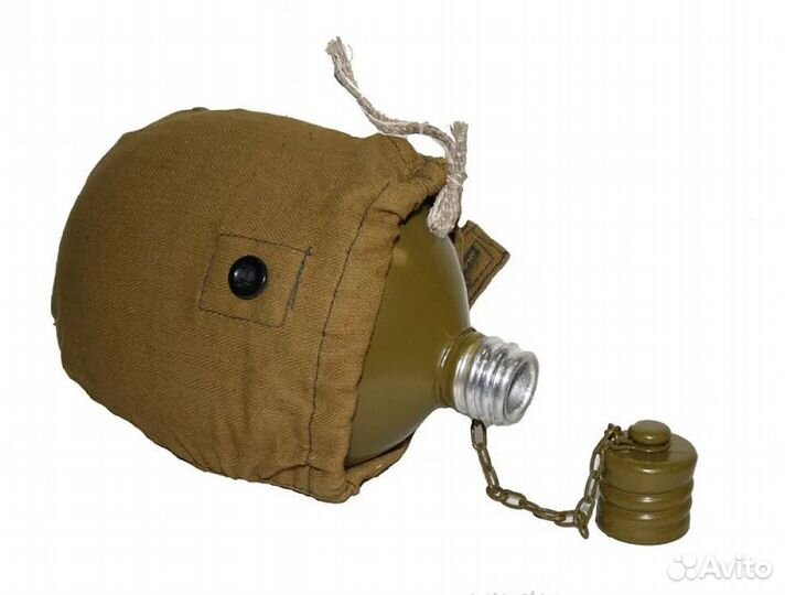 Фляжка армейская, котелок армейский
