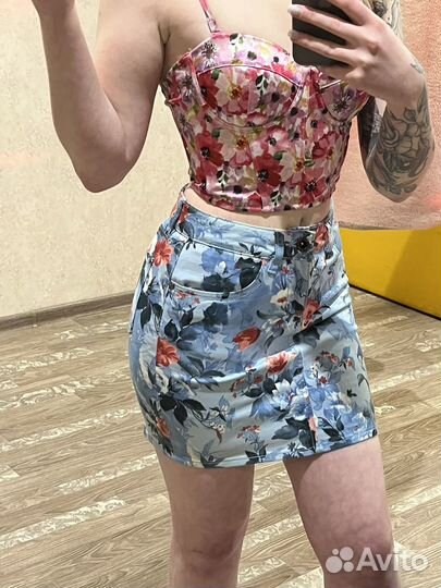 Юбка летняя мини