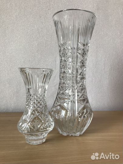 Хрустальная ваза. Предметы интерьера СССР