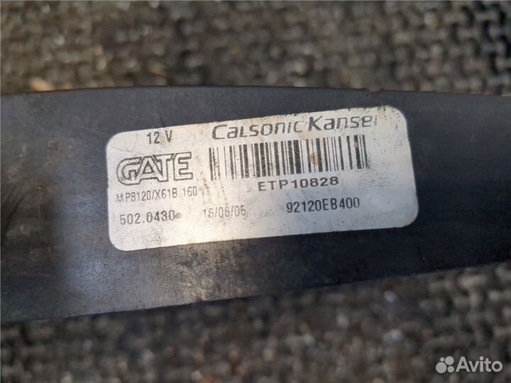 Вентилятор радиатора Nissan Navara, 2005