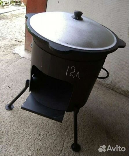 Казан узбекский 12л Печь