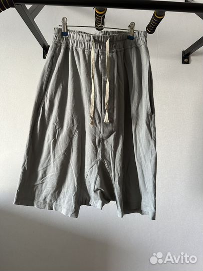 Rick Owens Cotton long shorts шорты