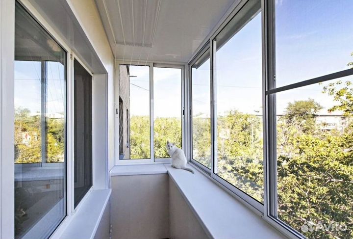 Остекление балкона профессионально