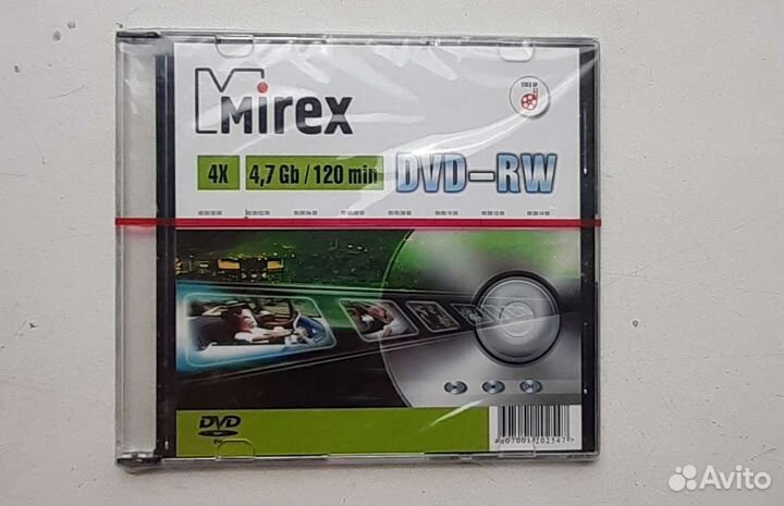 Диск mirex DVD-RW