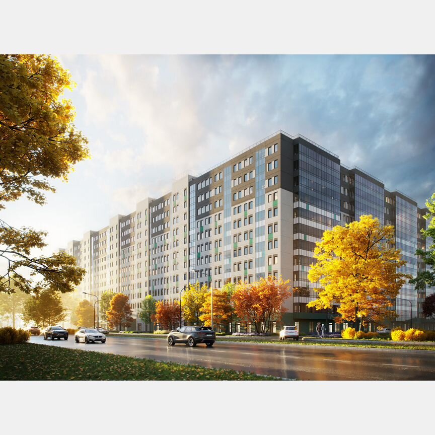 2-к. квартира, 57 м², 9/12 эт.