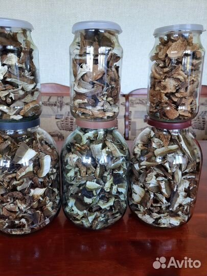 Грибы белые сушеные
