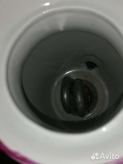 Фарфоровый электрический самовар чайник винтаж