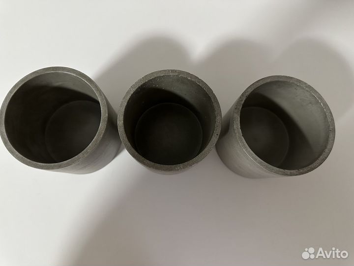 Кашпо из бетона для рассады и мини культур