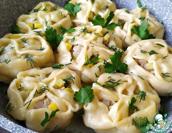 Домашние манты, пельмени, чебуреки