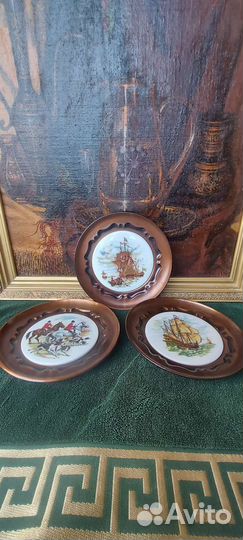 Антикварные Настенные тарелки Германия