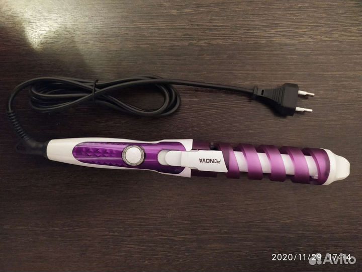 Плойка спиральная nova