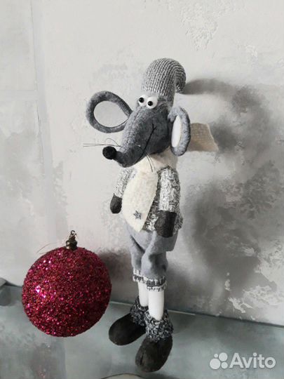 Интерьерная кукла- Мышка, Lunten Ranta