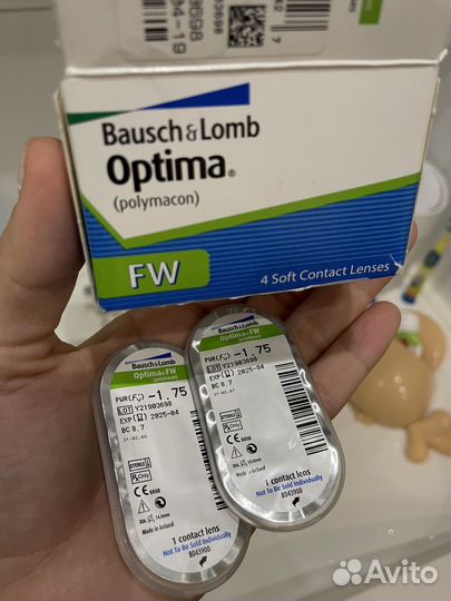 Линзы контактные