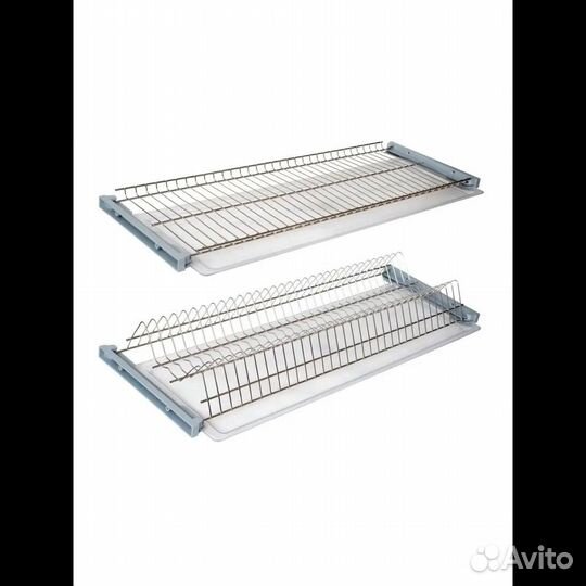 Сушилка для посуды с двумя поддонами