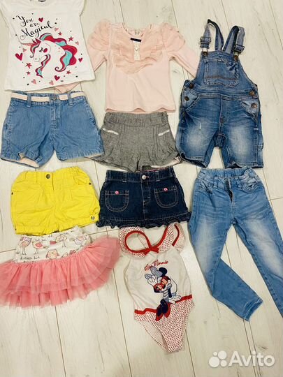 Вещи пакетом для девочки 86 92