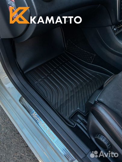 3D ковры в салон Kamatto Mercedes CLA \ GLA