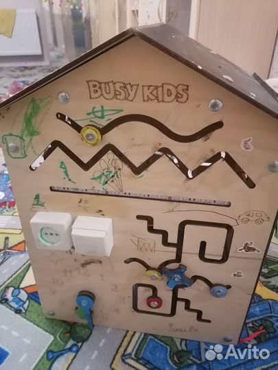 Бизиборд домик большой