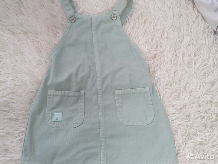 Джинсовый сарафан для девочки 92