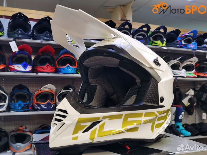 Кроссовый шлем Acerbis X-Track 22.06 белый