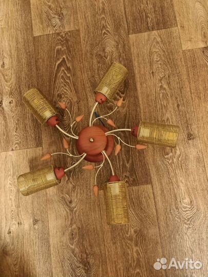 Люстра потолочная бу
