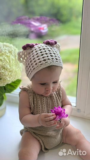 Вязаные косынки хлопок 100%