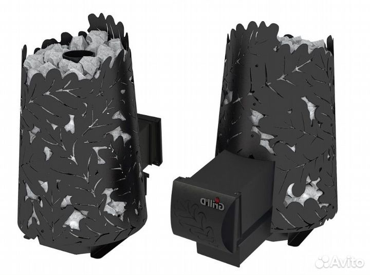 Дровяная банная печь Grill'D Dubravo Mini Long
