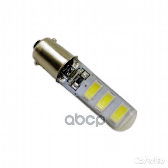 Светодиод Т8 12V 6SMD BA9s белый 5730 A07056S AVS