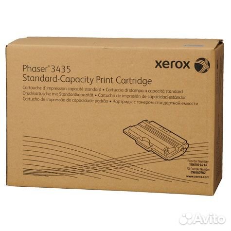 Картридж xerox 106R01414 (оригинал) новый