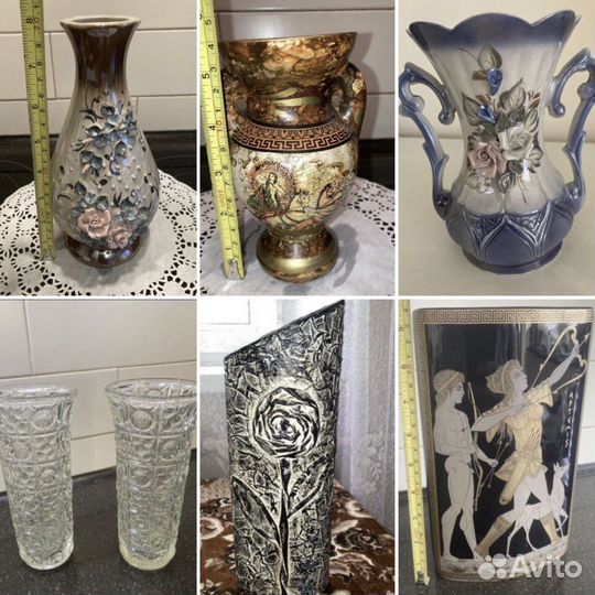 Вазы. Фарфор. Керамика. СССР