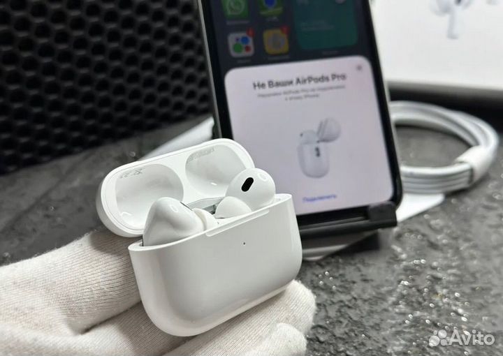 Airpods Pro 2 Premium/ Шумоподовление / Чехол